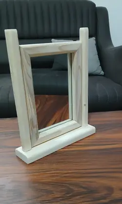 آینه چوبی سفره عید چوب روسی ابعاد ۱۵ در۲۱ سانت خرید مستقیم ازتولیدکننده