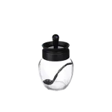 بانکه شیشه ای قاشق دار مدل Marken Spice Jar برند تیتیز پلاستیک ترکیه در 2 رنگ مختلف _ شناسه کالا : Kc-264