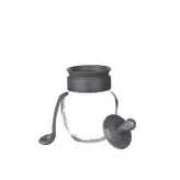 بانکه شیشه ای قاشق دار مدل Marken Spice Jar برند تیتیز پلاستیک ترکیه در 2 رنگ مختلف _ شناسه کالا : Kc-264