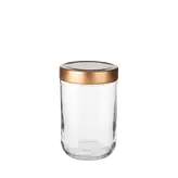 بانکه شیشه ای مدل Minnt Jar برند تیتیز پلاستیک ترکیه در دو رنگ مختلف _ شناسه کالا : Kc-268