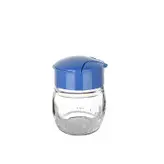 نمکدان تکی شیشه ای سایز کوچک مدل Perla Salt Shaker برند تیتیز پلاستیک ترکیه در ۳ رنگ مختلف _ شناسه کالا : KC_204