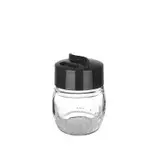 نمکدان تکی شیشه ای سایز کوچک مدل Curve Salt Shaker برند تیتیز پلاستیک ترکیه در ۳ رنگ مختلف _ شناسه کالا : KC_202