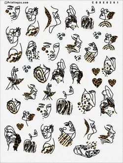 ترانسفر مدل چهره خطی کد 261