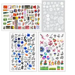 برچسب لنز ناخن مدل نوروز مجموعه 4 عددی