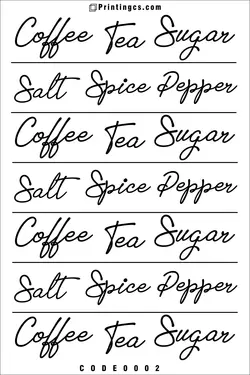 عکسبرگردان کوره ای (ترانسفر گرم) مدل ادویه کد ۲ مشکی