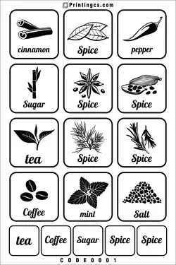 عکسبرگردان کوره ای (ترانسفر گرم) مدل ادویه کد ۱ مشکی