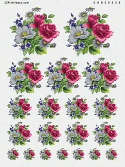 ترانسفر مدل گل کد 256