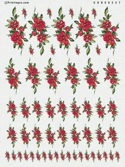 ترانسفر مدل گل کد 257