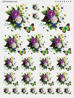 ترانسفر مدل گل کد 245