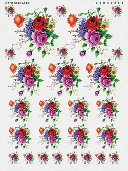 ترانسفر مدل گل کد 252