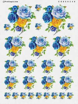 ترانسفر مدل گل کد 246