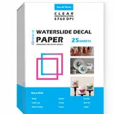کاغذ ترانسفر در آب مدل دکال سایز 30*40 بسته 25 عددی