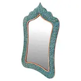ست هفت سین فیروزه کوبی هفت سین عید نوروز مس و فیروزه کوبی نیشابور ست هفت سین صنایع دستی سایروس
