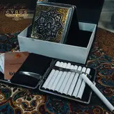 جا سیگاری قلم زنی جای سیگاری مردانه مناسب هدیه مردانه جا سیگاری و جای کارتی و کیف پول قلم زنی صنایع دستی سایروس