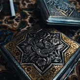 جا سیگاری قلم زنی جای سیگاری مردانه مناسب هدیه مردانه جا سیگاری و جای کارتی و کیف پول قلم زنی صنایع دستی سایروس