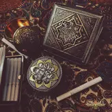 جا سیگاری قلم زنی جای سیگاری مردانه مناسب هدیه مردانه جا سیگاری و جای کارتی و کیف پول قلم زنی صنایع دستی سایروس