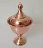 قندان پایه دار مسی