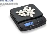 ترازو SF-803 دقت یک گرم 30 کیلوگرمی با کفه استیل جداشونده