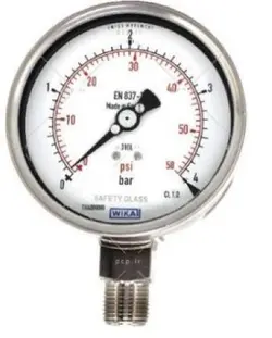 گیج فشار ویکا 4بارتمام استیل