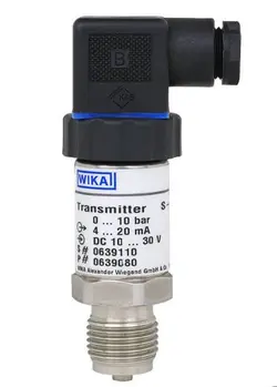ترانسمیتر فشار برند ویکا (WIKA) مدل S-10 رنج 10-0 بار