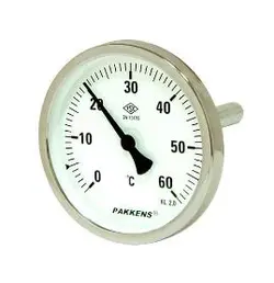 ترمومتر پکنز 60درجه افقی