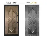 درب ضد سرقت فلزی مدل سلطنتی