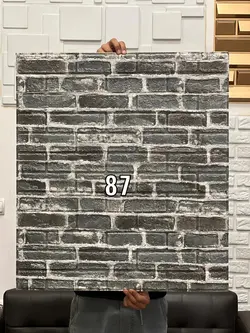 دیوار پوش فومی پشت چسب دار70*77 کد 87