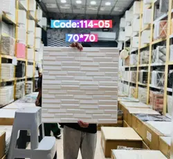 دیوار پوش فومی پشت چسب دار آجر سنتی وارداتی 70*70