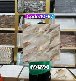 دیوار پوش فوم ماربل شیت پشت چسب دار 60*60