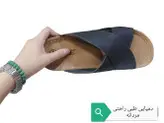 دمپایی طبی راحتی خارپاشنه و زیره پی یو مردانه کد ۱۹۶