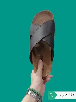 قیمت دمپایی مردانه خارپاشنه تابستانه طبی رنگ قهوه ای کد ۳۱۵