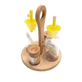 سرویس 5 پارچه آبلیمو روغن و نمک پاش سایز کوچک