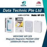 پاوربانک ویکام مدل wp-329 ظرفیت 10000هزار میلی آمپرساعت وایرلس شارژ MAGNETIC