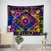 پوستر پارچه ای مدل بک دراپ هندی کد H06