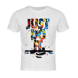 تی شرت آستین کوتاه مردانه مدل JUST DO IT کد F144