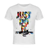 تی شرت آستین کوتاه مردانه مدل JUST DO IT کد F144