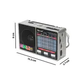 اسپیکر بلوتوثی قابل حمل گولون مدل RX-8866BT