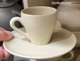 فنجان نعلبکی قهوه خوری طرح مات