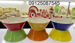 کاسه سالاد رنگی دوریکا طرح تکرنگ