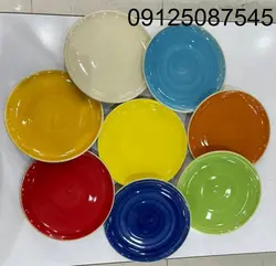 پیشدستی رنگی کیک خوری دوریکا طرح تکرنگ