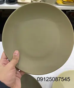 پیشدستی میوه خوری دوریکا طرح مات رنگ لیمویی