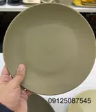 پیشدستی میوه خوری دوریکا طرح مات رنگ لیمویی