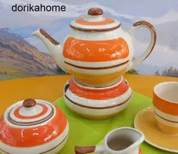 قوری تکی نارنجی دوریکا طرح ساشا