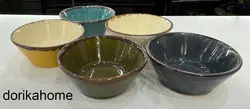 کاسه ماست دوریکا طرح بانددار