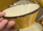 کاسه ماست دوریکا طرح بانددار