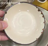 کاسه ماست دوریکا طرح بانددار
