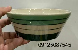 کاسه سالاد کوچک دوریکا طرح زرد سبز پسته ای