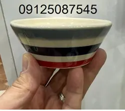 کاسه ماست دوریکا طرح قرمز طوسی سورمه ای