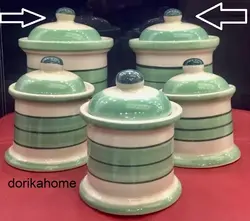 بانکه دوریکا سایز بزرگ طرح سبز پسته ای