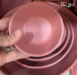 کاسه ماست دوریکا طرح مات پاستلی